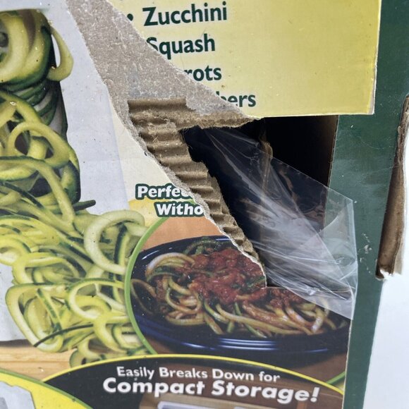 Veggetti Pro Table Top Spiralizer Spiral Vegetable Fruit Slicer Cutter 3 Blades - Picture 14 of 16